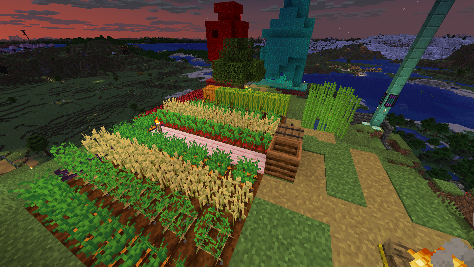 Picture of all my vegetable farms