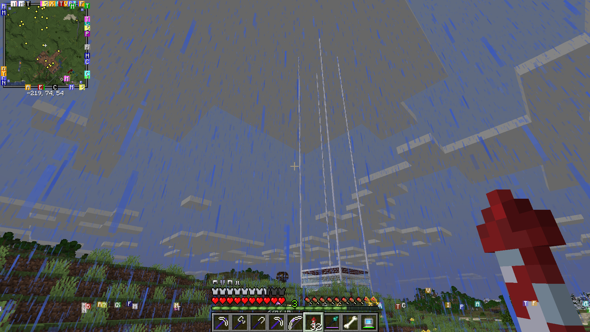 Uncomplete structure that stretches up to build limit, it has only a few complete floors