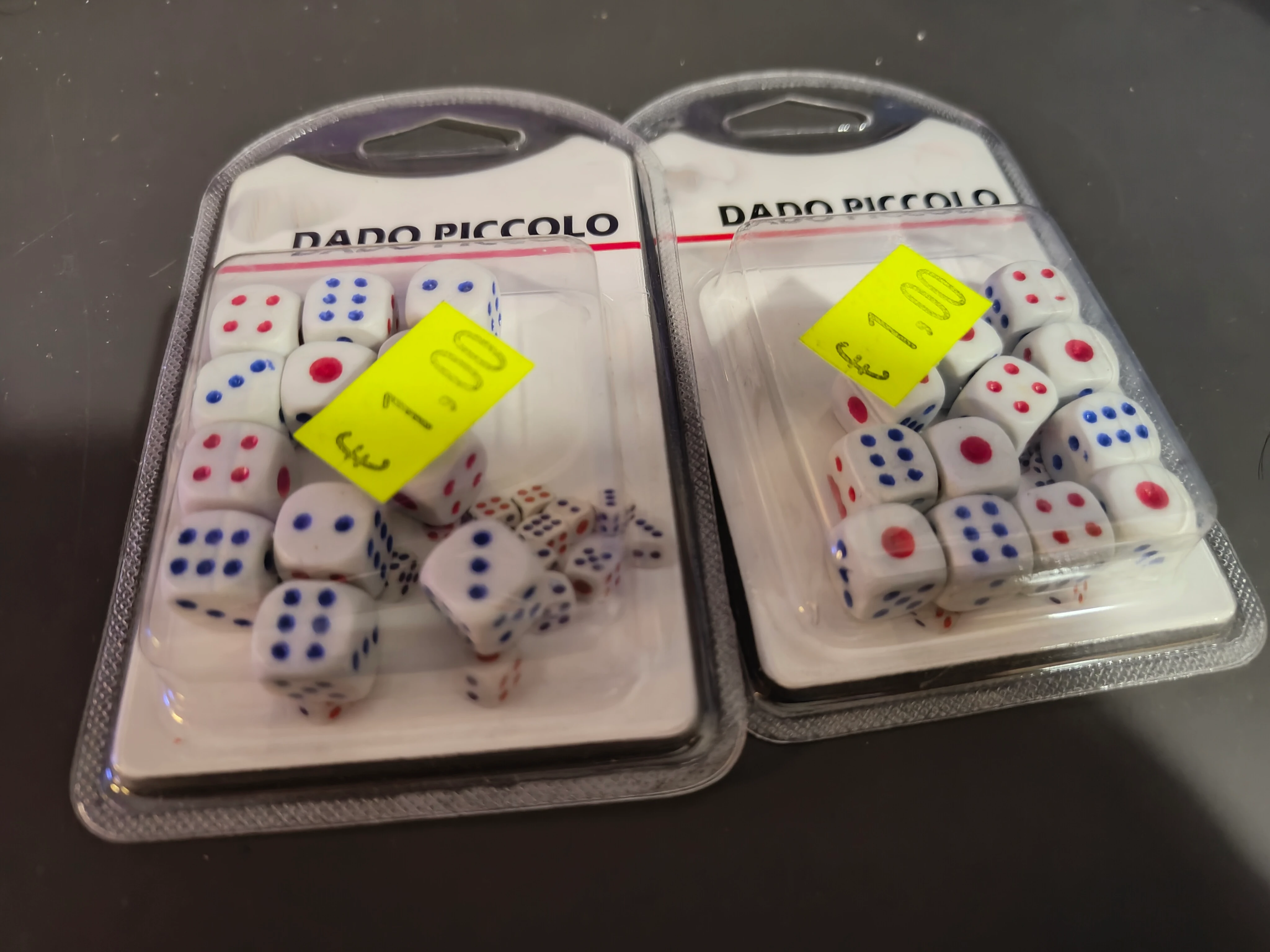 2 boxes containing 12 dice each